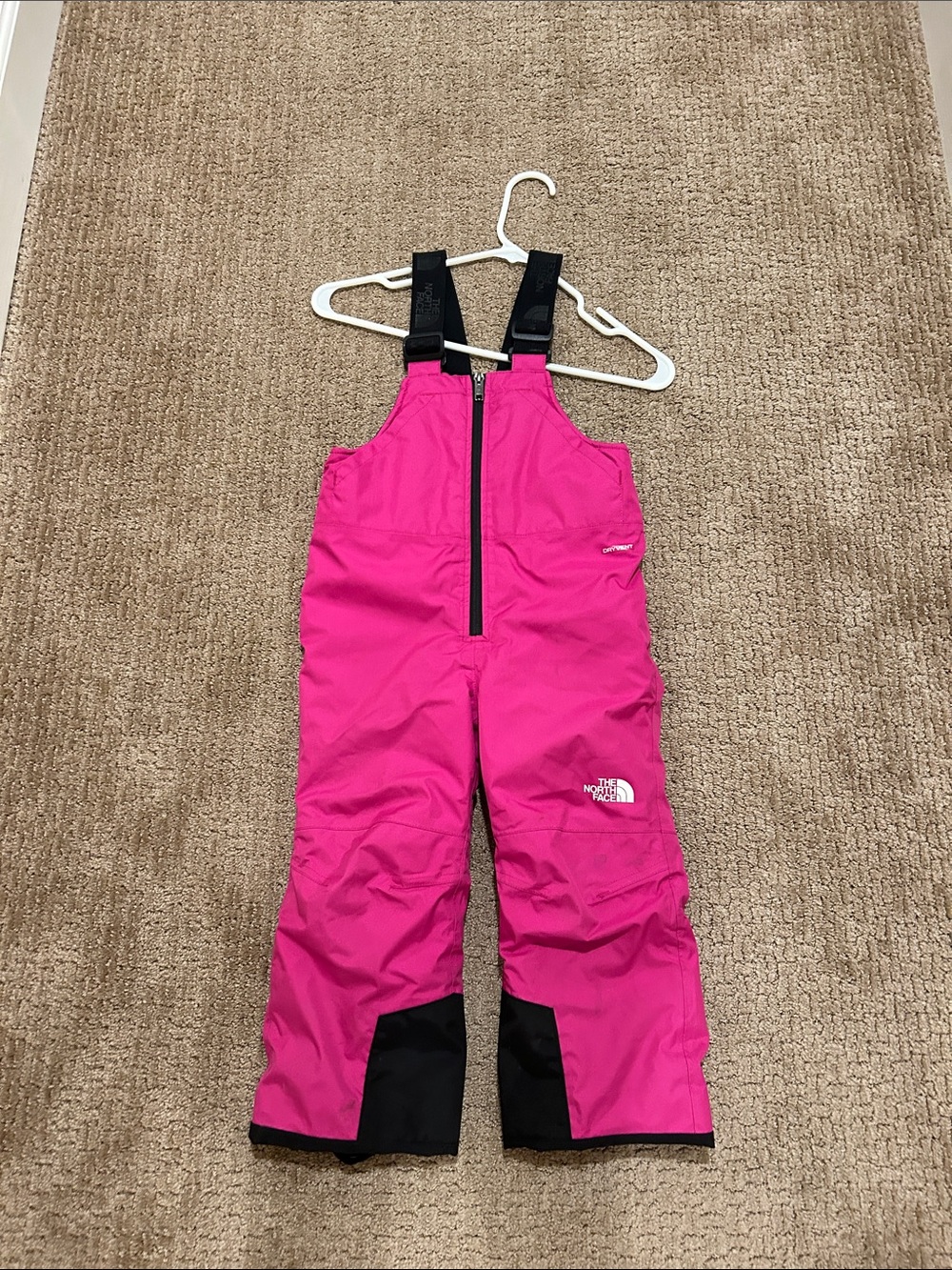 The North Face Girls' Bright Pink & Multicolor Marble Ski Jacket - Picture 7 of 16